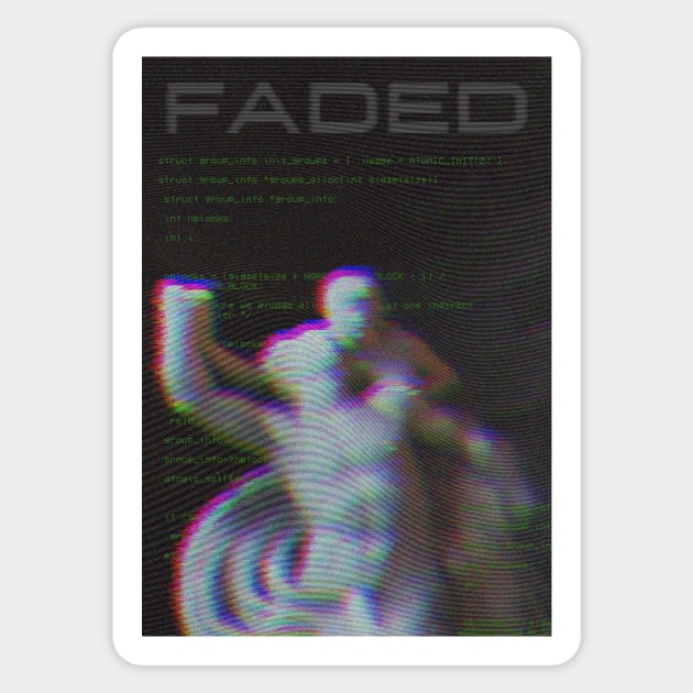 Faded Sticker by design-universe